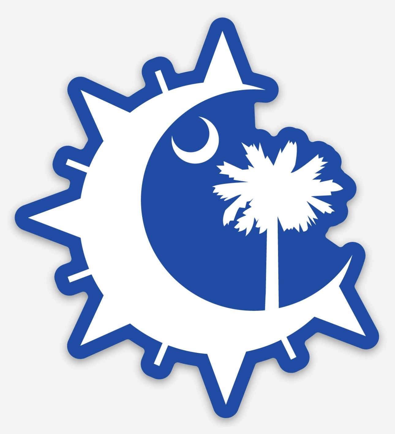 Due South Compass Sticker